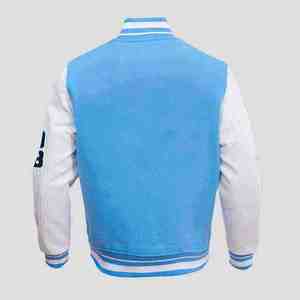 New Style Plus Size Men's Varsity Jackets Wholesale Blank Street Wear Leather Sleeves Letterman Jacket - Product Image 4
