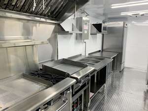 โรงงานผลิตซุ้มขายอาหารเคลื่อนที่ 4 ล้อ สแตนเลสคุณภาพสูง สำหรับขายอาหารเช้า อาหารกลางวัน มันฝรั่งอบ ใช้กลางแจ้ง - Product Image 4