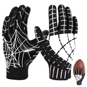 Handlandy Silicone Grip Football Américain Gants Rembourrés Jeunesse Collant Rembourré Récepteur Gants Football Lineman Gants - Product Image 1