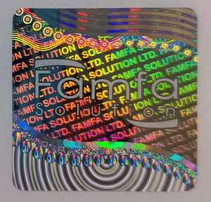 Etiquetas Adhesivas Holográficas de Color Plateado en Papel con Corte de Precisión para Embalaje Premium - Etiqueta Digiteltech P4 (Bangladesh) - Product Image 1