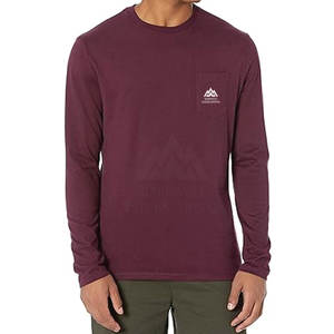 Camiseta de manga larga hecha a medida de diseño único, Camiseta estampada de corte holgado para hombre, camiseta de manga larga recién llegada - Product Image 1