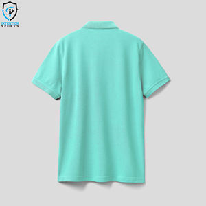 Camiseta informal 100% de algodón para hombre, Polo de manga corta, Camiseta clásica europea ajustada - Product Image 2
