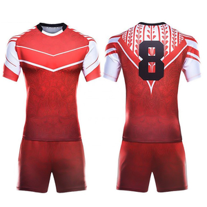 Uniforme de Rugby ajustable transpirable, ropa de fútbol, venta al por mayor, conjunto de uniforme de Rugby impreso por sublimación - Product Image 6