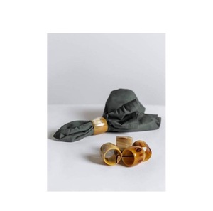 Servilleteros de Cuerno de Búfalo, Porta Servilletas Redondos para Hoteles de Lujo, Restaurantes y Mesas de Boda, Alta Calidad - Product Image 5