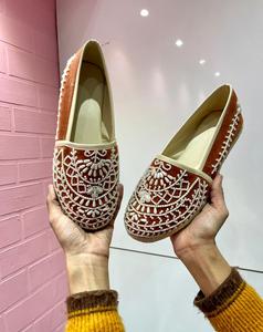Best Selling Product Hand Embroidered <b>Women</b> <b>Shoes</b> for Office wear Available at Affordable Price from India - Product Image 2