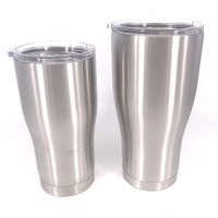 Vaso Térmico Personalizado de Acero Inoxidable de 20oz, Ecológico, de Doble Pared, Curvo, para Café, Estilo Americano, para Viajes y Negocios