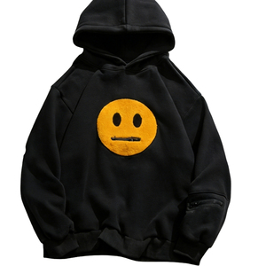 Dernier sweat à capuche unisexe avec visage souriant, streetwear pour homme, tissu doux et chaud de qualité supérieure, confortable, élégant, décontracté, tendance, sweat à capuche surdimensionné - Product Image 2