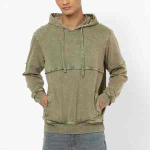 เสื้อฮู้ดซักกรดของผู้ชายเสื้อมีฮู้ดผ้าซักกรดสำหรับผู้ชายทันสมัยใหม่โลโก้ออกแบบได้ตามต้องการ - Product Image 1