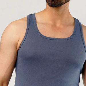 Camisetas sin Mangas Casuales de Alta Calidad para Hombre, de Poliéster/Algodón, a Cuadros, Cuello Redondo, Secado Rápido y Ecológicas - Product Image 5