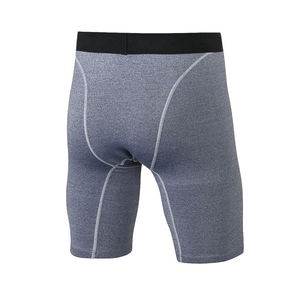 Short de compression de gymnastique de haute qualité séchage rapide quantité minimale de commande bas en plein air athlétique course Style de rue solide motif taille élastique - Product Image 2