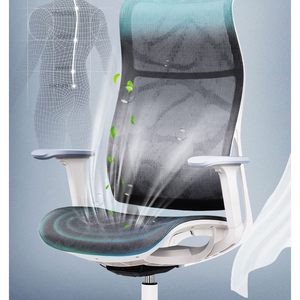 Silla Ergonómica de Malla Contemporánea E3 para Oficina en Casa, Hospital, Escuela y Hotel - Product Image 5