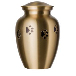 โกศเผาศพสัตว์เลี้ยงสีดำทันสมัยโกศโลหะทองเหลืองดีไซน์แตกต่างกัน - Product Image 3