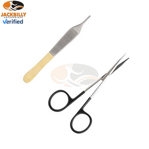 Ensemble d'instruments de blepharoplastie JACKBILLY - Kit de chirurgie plastique pour la chirurgie des paupières, acier inoxydable de haute qualité, manuel, certifié CE MOL - Product Image 5