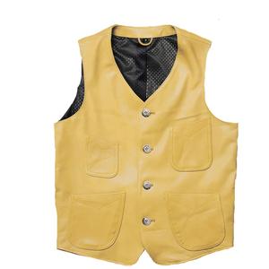 NOUVEAU Gilet sans manches respirant en coton 100% pour hommes, style hip-hop, col en V, multi-poches, taille 4XL, veste moto PY275 - Product Image 1