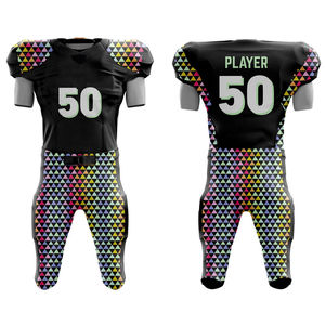 Uniformes de fútbol americano juvenil, camiseta de sarga ackle, pantalones integrados - Product Image 1