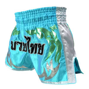 Shorts de MMA et de Kickboxing Unisexe pour Adultes, Modèle 2026, les Plus Vendus, pour l'Entraînement de Muay Thai, Karaté et Lutte - Tissu Satiné avec Logo Personnalisé - Product Image 2