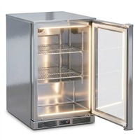 Vitrine réfrigérée pour vin, armoire de rangement autonome pour boissons avec porte vitrée pour bar
