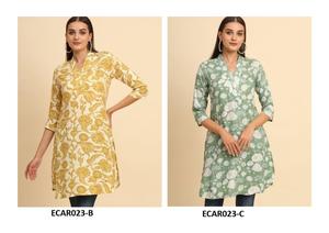 Premium Quality Cotton Rayon <b>Kurti</b> <b>for</b> <b>Women</b> Comfortable Daily Wear with Modern Fit Digital Printing Design Available <b>for</b> Sale - Product Image 2