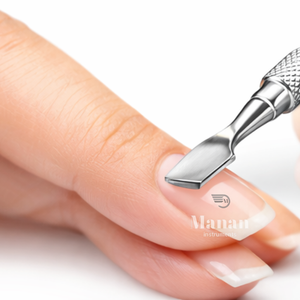 Pousse-cuticules double extrémité en acier inoxydable, outil professionnel de manucure et pédicure pour le soin des ongles, avec poignée antidérapante, résistant à la rouille - Product Image 5