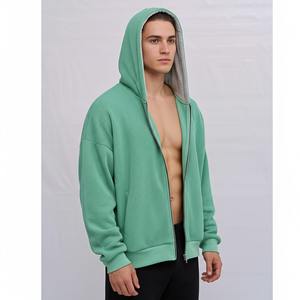 New Fashion Men Autumn Winter <b>Hoodies</b> Street Long Sleeve Loose Solid Color Casual Fleece Tops White <b>Thermal</b> <b>Hoodies</b> for Men - Product Image 5