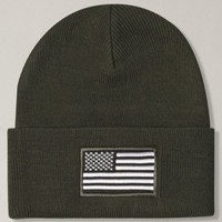 Gorros de Punto de Alta Calidad con Logotipo Personalizado de Fábrica de Vietnam, Gorros de Esquí Bordados con Bandera, Gorros de Lana Acrílica Cálidos para Otoño e Invierno