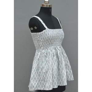 Minivestido de mujer recién llegado con tirantes finos y espalda descubierta sin mangas, ropa de fiesta floral, tejido y lavable - Product Image 3