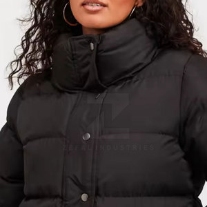 Chaqueta Acolchada Entallada para Mujer, de Alta Calidad, Transpirable, Resistente al Viento, Ecológica, con Forro de Algodón para Invierno, Colores y Logotipo Personalizables - Product Image 5