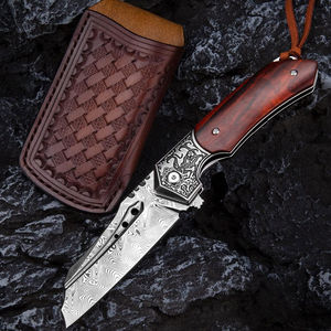 Wholesale High Quality Fixed <b>Blade</b> Hunting <b>Knife</b> Stainless Steel Serrated Edge Custom Handles 3-Year Warranty for Retailers OEM - Product Image 3