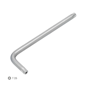 Chiave Torx professionale T25 lunga a prova di manomissione, in acciaio al cromo vanadio - Product Image 3