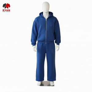 Chándal de Diseño Personalizado para Hombre con Cierre de Cremallera, Capucha y Logotipo Personalizado, Diseño ODM Transpirable - Product Image 3