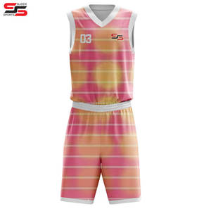 Camiseta de baloncesto reversible de poliéster 100% personalizable para hombre, conjunto de uniforme deportivo transpirable barato para entrenamiento - Product Image 4