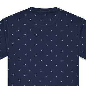 T-Shirt homme tricoté 100% coton de haute qualité imprimé marine col rond Logo personnalisable et écologique respirant Design décontracté - Product Image 5