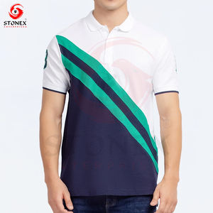 Nueva llegada de verano al por mayor de los hombres impresos camiseta Streetwear hombres polos con logotipo personalizado - Product Image 3