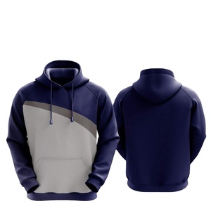 2025 nouveau Design hiver polaire séchage rapide respirant 100% coton qualité supérieure couleur unie surdimensionné sweats à capuche hommes cordon - Product Image 2