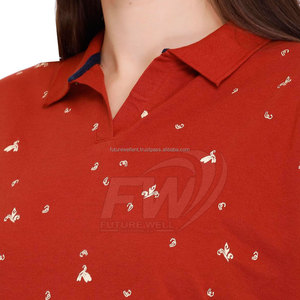 เสื้อยืดผู้หญิงคุณภาพสูง ผ้าแคนวาส ระบายอากาศได้ดี ทรงปกติ แขนสั้น สำหรับขายส่ง - Product Image 6