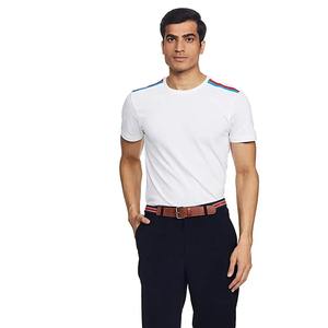 Pakistán fábrica al por mayor algodón tripulación Fitness barato en blanco imprimible liso camiseta para hombres fibra de bambú Camisetas - Product Image 3