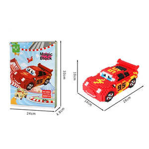 Bloques de Construcción de Disney Pixar Cars, Juguete Educativo para Niños de 5 a 7 Años, Juego de Construcción de Plástico - Product Image 6