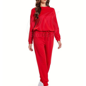 การออกแบบใหม่คุณภาพสูงชุด Jogger แบบกําหนดเองผู้หญิงแฟชั่นใหม่ชุดสูทเหงื่อสองชิ้นชุด - Product Image 6