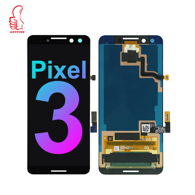 Replacement Part for Original Display LCD Touch Screen Digitizer  LCD Touch Screen with Frame for Google Pixel 3