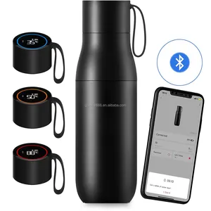VSITOO Insulated Sports Water Bottle 15oz, Rechargeable, LED Temperature  Display, Keep Drink Hot/Cold, Stainless Steel Triple Vacuum Insulated  Thermos
