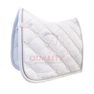 Tapis de selle anglais en coton matelassé doublure douce et respirante durable confortable pour les chevaux offrant un soutien stable tapis de selle - Product Image 1