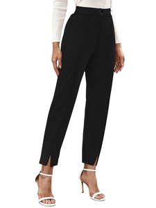 Black Direct Factory Supply Knitting Pantalones y pantalones de mujer para uso regular Disponible al mejor precio de Indian Boutique - Product Image 3