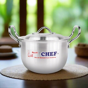 Juego de utensilios de cocina de aluminio de calidad superior de 5 piezas Delish Pots 18/20/22/26/28cm mango lateral moderno clásico para uso doméstico en restaurante - Product Image 5