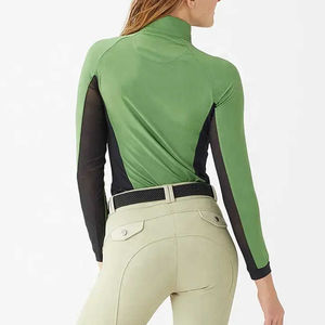 Camisa de Montar a Caballo para Hombre, Ligera, Antibacteriana, Transpirable, de Alta Calidad, con Cordones Personalizados, para Competición - Product Image 2