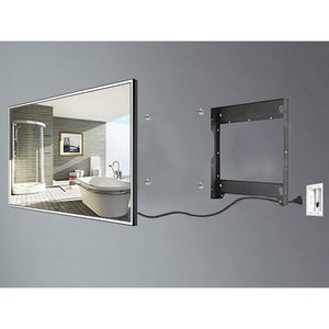 ระบบสมาร์ทมิเรอร์ทีวีพร้อมไฟ LED หน้าจอขนาด 43 นิ้ว 65 นิ้ว 75 นิ้ว สำหรับตกแต่งโรงแรมและช่วยในการแต่งหน้า - Product Image 2