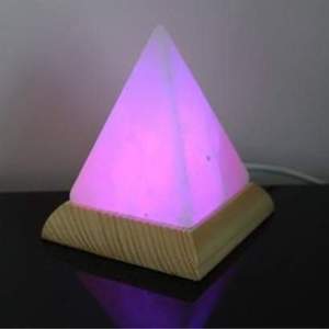 Lámpara de sal del Himalaya Rosa natural de estilo islámico, diseño de flores talladas, precio al por mayor, producto artesanal natural - Product Image 3