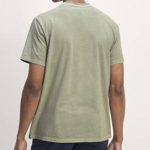 เสื้อยืดผ้าฝ้าย 100% สำหรับผู้ชาย แขนสั้น ใส่สบายในฤดูร้อน สไตล์ลำลองและเท่ห์ เสื้อยืดผู้ชายสไตล์สั่งทำ - Product Image 6