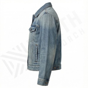 Veste en jean pour femme époustouflante, boutonnée sur le devant, coupe ajustée, taille ajustable, look simple et élégant, mode quotidienne, tendance moderne de la rue - Product Image 3