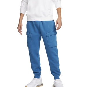 Men Lightweight High-Waisted Canvas Jogger Cargo Trousers Custom Printed Pockets Industrial Workwear Wholesale 2026 - Product Image 1