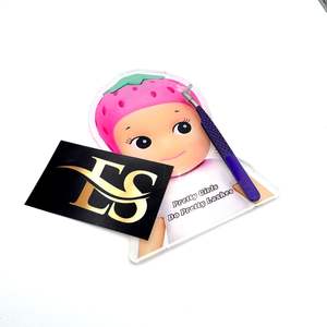 Private Label Sustainable Acrylic <b>Magnetic</b> Eyelashes Tools Angel Sonny Lash Tiles Heart Flower Stainless Eyelash Extension Plate - Product Image 5